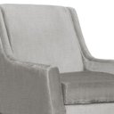 Ver imagem 2 de Poltrona Decorativa Ariane Linho Cores - DS Estofados - Bege