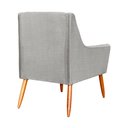 Ver imagem 4 de Poltrona Decorativa Ariane Linho Cores - DS Estofados - Bege