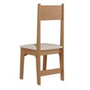 Ver imagem 3 de Kit 4 Cadeiras Delta – Courino Revestido Estrutura 100% Mdf Mel/savana – Sonetto