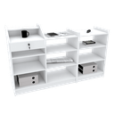 Ver imagem 1 de BALCÃO CAIXA LOJA 100% MDF M131.2021.B (EXPOSITOR DUPLO) MUNDI MOVEIS