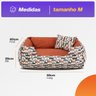 Enxoval Cama de Cachorro Impermeável Dupla Face Lola 75x60 Bolt Graffite - 6