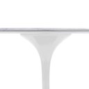 Ver imagem 5 de Mesa de Jantar Saarinen Oval 244x137 Cm Mármore Branco Extra Base Branca