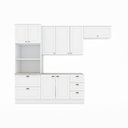 Ver imagem 2 de Cozinha Modulada 4 Peças 8 Portas 5 Gavetas s/ Tampo Americana Henn