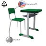 Kit Escolar Individual VERDE – (Mesa e Cadeira) – INFANTIL 03 a 06 Anos – REALPLAST - COR VERDE - 41 - 3