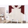 Cortina Londres Quarto Sala 4,00(larg) x 2,50(alt) VINHO PALHA - 1
