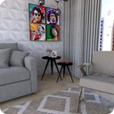 Ver imagem 3 de 2 Mesinhas Lateral De Canto Para Sala e Quarto Redonda P.P