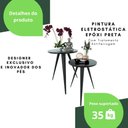 Ver imagem 4 de 2 Mesinhas Lateral De Canto Para Sala e Quarto Redonda P.P