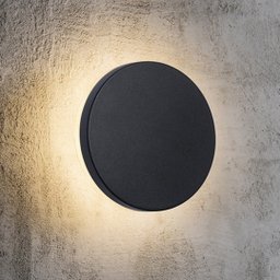 Arandela Led Mirach 12w 3000k Branco Quente Ip65 Bivolt Preto - 1
