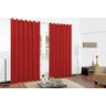 Cortina Dubay para Sala Quarto Escritório 3 Metros Vermelho - 1