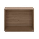 Ver imagem 1 de Armário Aéreo 58cm 1 Porta com Nicho para Micro-ondas Etna Carvalho Oak - Poliman