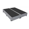 Base Cama Box Bipartido King Size Couro Sintético Cinza 40x193x203 - 1