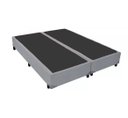 Ver imagem 1 de Base Cama Box Bipartido King Size Couro Sintético Cinza 40x193x203