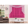 Cortina Decorativa Rebeca Para Quarto Ou Sala Varão Duplo 2M - 1