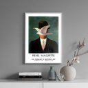 Ver imagem 1 de Quadro Decorativo Poster Arte René Magritte 45x34cm - com Vidro:madeira Preta