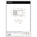 Ver imagem 2 de Pia Inox Fabrinox PSD1000D 100x52cm, cuba direita e furo para torneira