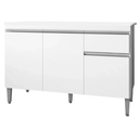 Ver imagem 1 de Balcão de Pia Tatiane 120cm Branco - Ajl Moveis