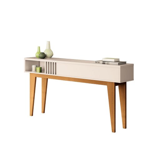 Aparador Buffet Henry para Sala de Estar Off White - Bela Móveis