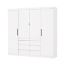 Ver imagem 2 de Guarda Roupa 4 Portas 6 Gavetas Xline -grand Line