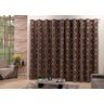 Cortina Imperial 4,00m X 2,70m Altura Tecido Jacquard Tabaco - 1