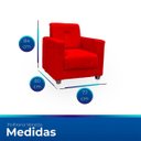 Ver imagem 6 de Sofá + 2 Poltrona para Sala de Estar Moderno Confortável Veneza Suede