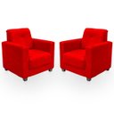 Ver imagem 5 de Sofá + 2 Poltrona para Sala de Estar Moderno Confortável Veneza Suede