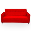 Ver imagem 4 de Sofá + 2 Poltrona para Sala de Estar Moderno Confortável Veneza Suede