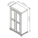 Ver imagem 4 de Guarda-Roupa Solteiro 2 Portas Provençal Bastian 