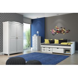 Guarda-Roupa Solteiro 2 Portas Provençal Bastian - 1 Guarda-Roupa Solteiro 2 Portas Provençal Bastian - 1