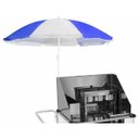 Ver imagem 2 de Carrinho de Cachorro Quente com Guarda Sol Rodas Pneumáticas Cefaz