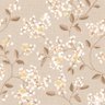 Papel de parede Adesivo Floral Fundo Marrom - 1