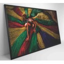 Ver imagem 2 de Quadro Artesão Secando Tapetes Tradicionais Decor&quadros Nat138 120x80 Cm Tecido Canvas