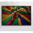 Ver imagem 1 de Quadro Artesão Secando Tapetes Tradicionais Decor&quadros Nat138 120x80 Cm Tecido Canvas