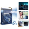 Ventilador Portátil Mesa Mini Ar Condicionado Umidificador Cor:azul - 2