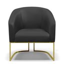 Ver imagem 5 de Cadeira Sala de Jantar Base Industrial Dourado Stella Sintético D03 - D’Rossi