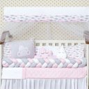 Ver imagem 1 de Kit Mini Berço 10 Peças 100% Algodão - Enchimento Incluso