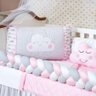Kit Mini Berço 10 Peças 100% Algodão - Enchimento Incluso - 3