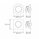 Ver imagem 3 de Spot Led Taschibra Smart Quadrado Embutir Wi-fi Tek Mr16 5w Rgb Bivolt
