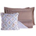 Ver imagem 1 de Kit Cobre Leito Maya Dupla Face C/ Almofada Casal 04 Peças