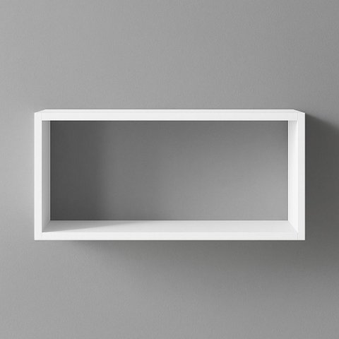Nicho 60x30x20 cm Livros MDF Branco Grosso 18 mm Sala Quarto