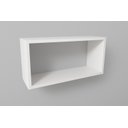 Ver imagem 3 de Nicho 60x30x20 Cm Livros Mdf Branco Grosso 18 Mm Sala Quarto