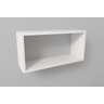 Nicho 60x30x20 Cm Livros Mdf Branco Grosso 18 Mm Sala Quarto - 3