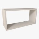 Ver imagem 1 de Nicho 60x30x20 Cm Livros Mdf Branco Grosso 18 Mm Sala Quarto