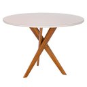 Ver imagem 6 de Mesa Redonda para Sala de Jantar Tampo de Vidro 4 Cadeiras