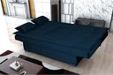 Ver imagem 1 de Sofá Cama 3 Lugares Casal Premium Reclinavel 1,80 Larg Esmeralda Matrix