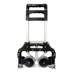 Carrinho de Carga Transporte 80kg Dobrável Roda Emborrachada - 1