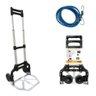 Carrinho de Carga Transporte 80kg Dobrável Roda Emborrachada - 4