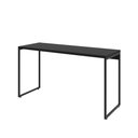 Ver imagem 5 de Kit Escritório Estante Areta 3 Prateleiras com Mesa Industrial Aspen 135cm C01 Onix - Lyam Decor