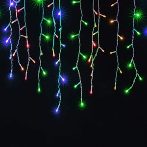 Cascata 300 Lâmpadas Led - Pisca Natal 7 Metros:colorido