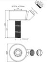 Ver imagem 3 de Adaptador Torneira Cozinha Mesa com Saída Derivação Lateral para Filtros e Máquina de Lavar -