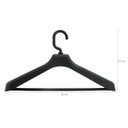Ver imagem 4 de 25 Cabides de Roupa Reforçado Lavanderia Lojas Organizador Social Ombreira Preto